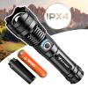 LED Flashlight POWERFUL Tactical MILITARY Zoom USB-C Waterproof XHP90 UP TO 1500m