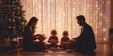 KURTYNA ŚWIETLNA LED 3x3 LAMPKI 300 Świąteczne Choinkowe GIRLANDA MULTI XXL