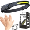 LED HEADLAMP Rechargeable HEADLAMP Powerful Waterproof Light DENSE USB-C