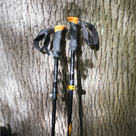 KIJE TREKKINGOWE Składane Regulowane Kijki do Chodzenia NORDIC WALKING Góry | ALUMINIOWE