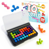 LOGIC GAME PUZZLE IQ PUZZLE JIGSAW 6+ BOARD TRAVEL 120 CHALLENGES