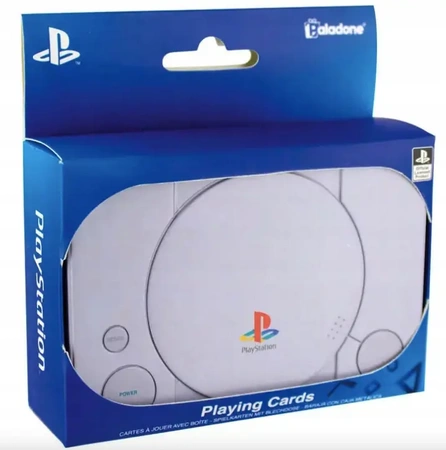 Karty do gry PLAYSTATION ONE PS + metalowe pudełko
