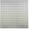 Construction board for LEGO DUPLO bricks - light grey
