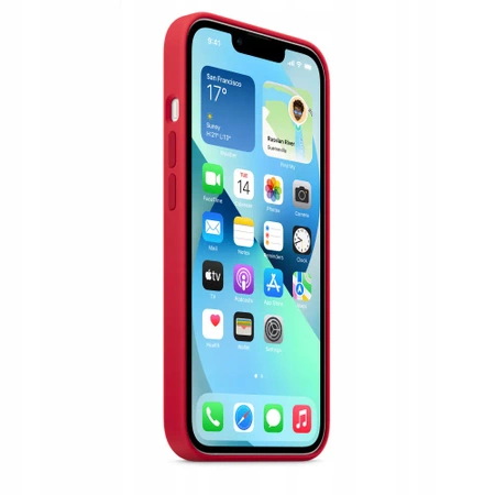 Originální silikonové pouzdro APPLE iPhone 13 - červené (PRODUCT) RED - MM2C3ZM/A - Nové, otevřené balení