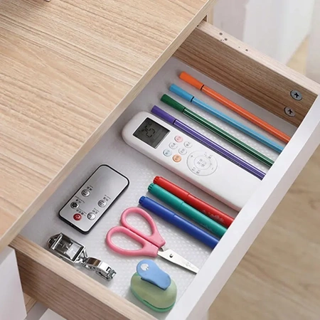 Protective mat for cabinet drawers anti-slip XL 150x50 cm - colourless