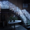 VENKOVNÍ SVÍTILNY 500 LED ICICLE 23m VÁNOČNÍ GIRLANDA Světelná Záclona IP 44