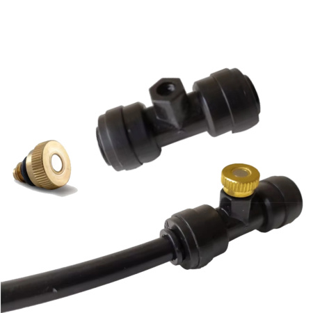 GARDEN SPRINKLER WATER CURTAIN MIST IRRIGATION SYSTEM 10M BRASS NOZZLES