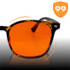 Computer Glasses Blocking 99% Blue Light, Anti-Blue Light, Black Case