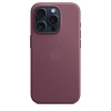 Originální obal APPLE trvanlivé pouzdro iPhone 15 PRO FINEWOVEN MT4L3ZM rubín