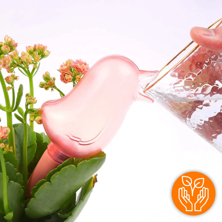 NAWADNIACZ DO KWIATÓW ROŚLIN AUTOMATYCZNY DOZOWNIK WODY NAWODNIENIE OGRÓD | RÓŻOWY