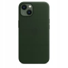 Originální kožené pouzdro APPLE iPhone 13 - zelené (Sequoia Green) - MM173ZM/A