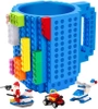 Kreativní hrnek s LEGO cihlami a startovacím sady - Modrá