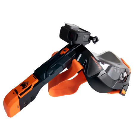 MASKA DO NURKOWANIA PŁYWANIA SNORKELINGU PEŁNOTWARZOWA NIE PARUJE OV+ L/XL