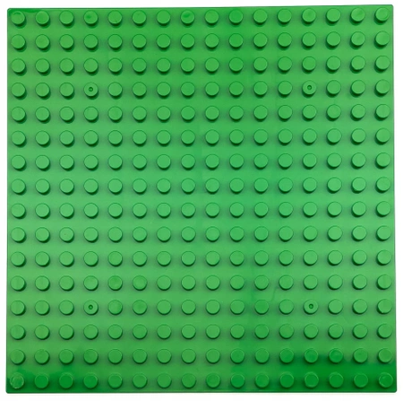 Duża PŁYTKA KONSTRUKCYJNA do klocków LEGO Duplo 16x16 kreatywna c. zielony