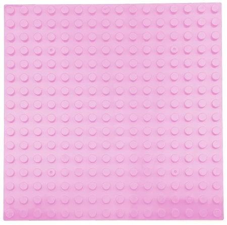 Construction board for LEGO DUPLO bricks - pink