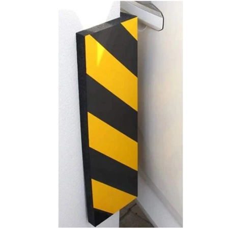 NAROŻNIK ODBOJNIK OCHRONNY na ścianę garażu parking mata 50x20x1,5cm - zestaw 10 szt