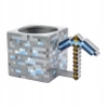 Kubek MINECRAFT Kilof diamentowy Pickaxe 3D piksele