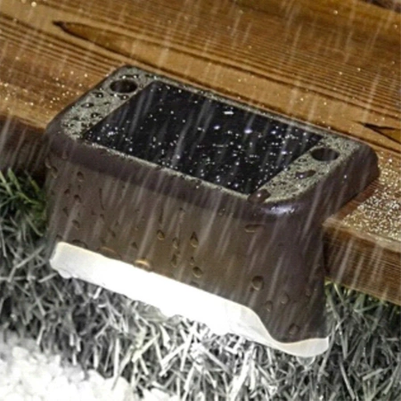 Solární lampa zahradní osvětlení LED SADA 4ks soumrakový senzor schody