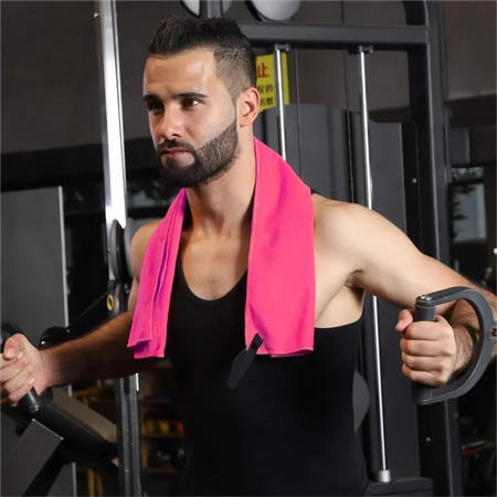 RĘCZNIK Z MIKROFIBRY SZYBKOSCHNĄCY MIĘKKI SIŁOWNIA PLAŻA BASEN 180x90 cm