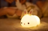 Lampka nocna dla dzieci Słodki Królik - lampa RGB LED + TIMER + PILOT