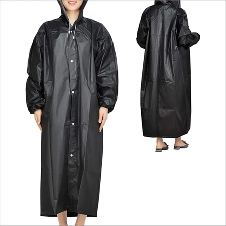RAINCOAT WOMEN'S MEN'S Rain Poncho with HOOD