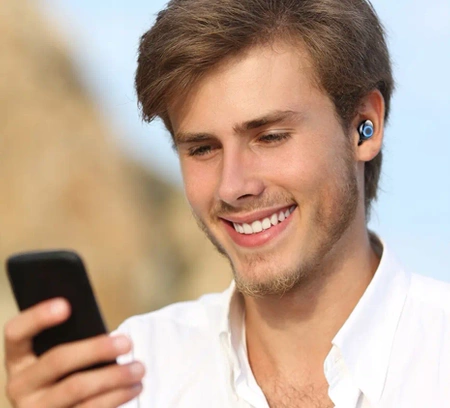 EVI TWS wireless headphones with powerbank and BT 5.1