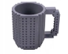 Creative LEGO Brick Mug with Starter Kit - Gray