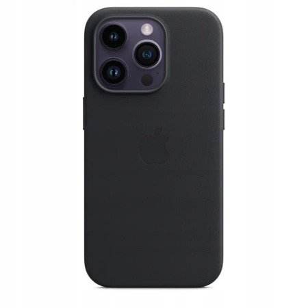 Oryginalne etui APPLE iPhone 14 Pro Max Skórzane - Czarne (Midnight) - MPPM3ZM/A