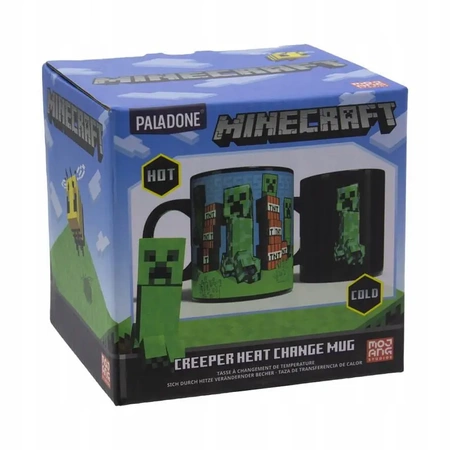 MINECRAFT ceramic thermoactive mug with Creeper BOOM