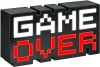 GAME OVER RETRO lamp - large LED lamp changes colours and lights up to the beat