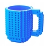 Creative LEGO Brick Mug with Starter Kit - Blue