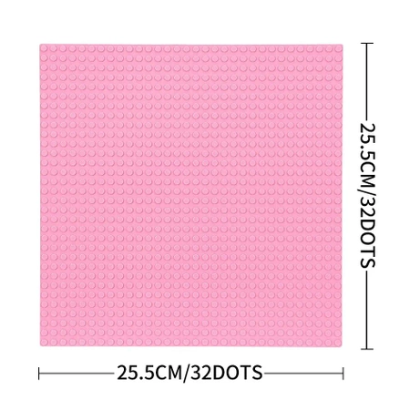 Stavební deska pro kostky LEGO STANDARD - růžová