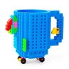 Creative LEGO Brick Mug with Starter Kit - Blue