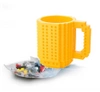 Creative LEGO Brick Mug with Starter Kit - Yellow