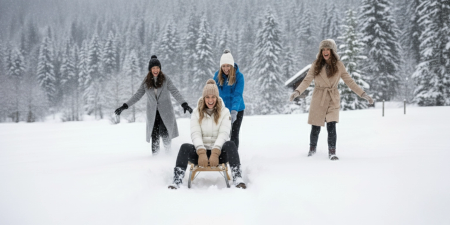 WOMEN’S WINTER TOUCHSCREEN GLOVES WARM INSULATED FOR PHONE BLACK ELEGANT