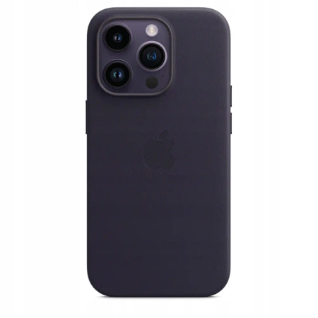 Genuine APPLE iPhone 14 Pro MagSafe Leather Case - Navy Blue (Ink) - MPPJ3ZM/A