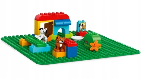 STAVEBNÍ DESKY na LEGO Duplo kostky 16x16 kreativní SADA 5 kusů světle zelená
