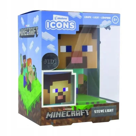 MINECRAFT STEVE 3D ICON bedside lamp - LED lamp