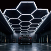 Lampa LED HEXAGON Stropní Panel osvětlení Dílna Garáž Dům 484x245 cm