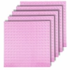 CONSTRUCTION PLATES for LEGO Duplo blocks 16x16 creative SET of 5 pieces pink