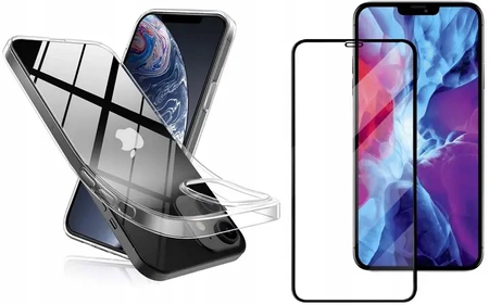 Etui ochronne pancerne + szkło hartowane do iPhone 12 Mini