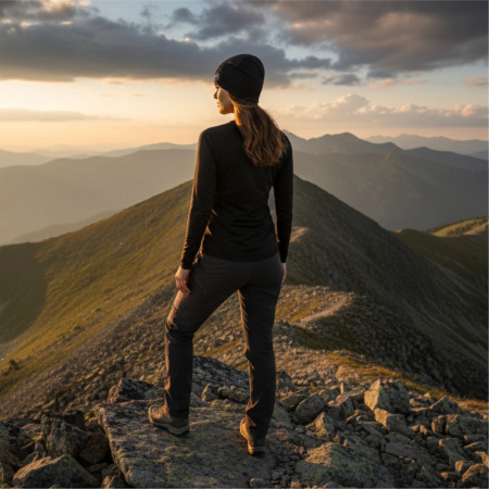 THERMOACTIVE WINTER HAT REFLECTIVE FOR RUNNING MENS WOMENS BLACK S/M