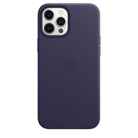 Genuine APPLE Leather Case iPhone 12 Pro Max MagSafe - Purple - MJYT3ZM/A