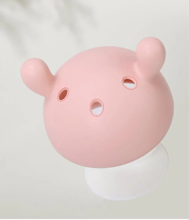 Gryzak logopedyczny - grzybek Teether mashroom zabawka sensoryczna różowa