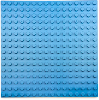 Duża PŁYTKA KONSTRUKCYJNA do klocków LEGO Duplo 16x16 kreatywna XL niebieska