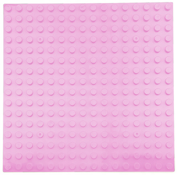 Construction board for LEGO DUPLO bricks - pink