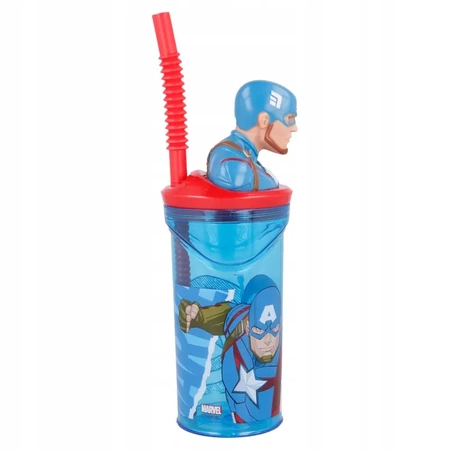 Butelka KAPITAN AMERYKA Avengers 3D - kubek, bidon dla dziecka