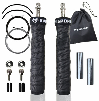 CROSSFIT BOXING SKIPPING ROPE ADJUSTABLE WITH BEARINGS AND WEIGHT DURABLE