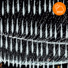 OUTDOOR LED ICICLE LIGHTS 480 50CM FALLING SNOW METEOR GARLAND 10 PCS - COLD LIGHT