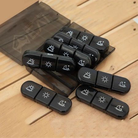 POJEMNIK NA LEKI Organizer PUDEŁKO NA TABLETKI Kasetka 7 Dni x 3 Pory Dnia